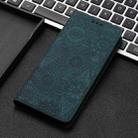 For Xiaomi Redmi 13 4G Ethnic Embossed Adsorption Leather Phone Case(Blue) - 2