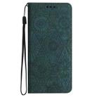 For Xiaomi Redmi 13 4G Ethnic Embossed Adsorption Leather Phone Case(Blue) - 3