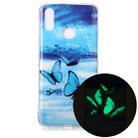 For Samsung Galaxy A10s Luminous TPU Soft Protective Case(Butterflies) - 1