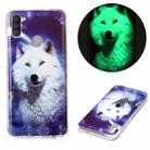 For Samsung Galaxy A11 Luminous TPU Soft Protective Case(Starry Sky Wolf) - 1