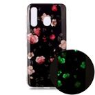 For Samsung Galaxy A20 Luminous TPU Soft Protective Case(Rose) - 1