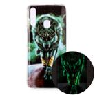 For Samsung Galaxy A20s Luminous TPU Soft Protective Case(Ferocious Wolf) - 1