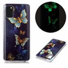 For Samsung Galaxy A41 Luminous TPU Soft Protective Case(Double Butterflies) - 1