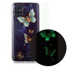 For Samsung Galaxy A51 Luminous TPU Soft Protective Case(Double Butterflies) - 1