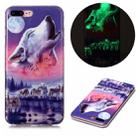 For iPhone 7 Plus / 8 Plus Luminous TPU Soft Protective Case(Seven Wolves) - 1