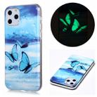 For iPhone 11 Pro Luminous TPU Soft Protective Case(Butterflies) - 1