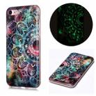 For iPhone SE 2022 / SE 2020 / 8 / 7 Luminous TPU Soft Protective Case(Mandala Flower) - 1