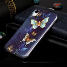 For iPhone XR Luminous TPU Soft Protective Case(Double Butterflies) - 4