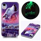 For iPhone XR Luminous TPU Soft Protective Case(Seven Wolves) - 1