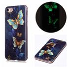 For iPhone 6 Luminous TPU Soft Protective Case(Double Butterflies) - 1