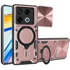 For Infinix GT 20 Pro CD Texture Sliding Camshield Magnetic Holder Phone Case(Pink) - 1