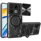 For Infinix GT 20 Pro CD Texture Sliding Camshield Magnetic Holder Phone Case(Black) - 1