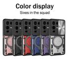 For Infinix Note 50s CD Texture Sliding Camshield Magnetic Holder Phone Case(Red) - 2