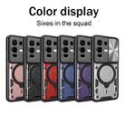 For Infinix Note 50x CD Texture Sliding Camshield Magnetic Holder Phone Case(Purple) - 2