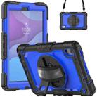 For Lenovo Tab M8 HD 2020/2019 Silicone Hybrid PC Tablet Case with Shoulder Strap(Blue PC) - 1