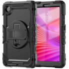 For Lenovo Tab K9 / Tab One Silicone Hybrid PC Tablet Case with Shoulder Strap(Black) - 2
