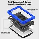For Lenovo Tab K9 / Tab One Silicone Hybrid PC Tablet Case with Shoulder Strap(Blue) - 3