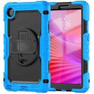 For Lenovo Tab K9 / Tab One Silicone Hybrid PC Tablet Case with Shoulder Strap(Light Blue) - 2