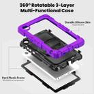 For Lenovo Tab K9 / Tab One Silicone Hybrid PC Tablet Case with Shoulder Strap(Purple) - 3