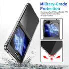 For Samsung Galaxy Z Flip5 Shockproof Thickening Acrylic Protective Case(Transparent) - 5