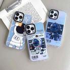 For iPhone 13 Pro Astronaut Pattern Shockproof PC Protective Phone Case(White with Telescope) - 2