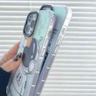 For iPhone 13 Pro Astronaut Pattern Shockproof PC Protective Phone Case(White with Telescope) - 3