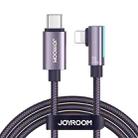 JOYROOM S-CL020A17 20W USB-C/Type-C to 8 Pin Elbow Fast Charging Data Cable, Length:1.2m(Purple) - 1