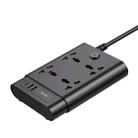 Yesido MC-11 4 Plugs + PD 20W+2 QC3.0 Ports 2650W Multi-functional High Power Socket(EU Plug) - 1