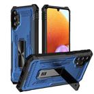 For Samsung Galaxy A03 Core Invisible Holder Phone Case(Dark Blue) - 1