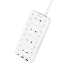 Yesido MC-16 8 Plugs + PD 20W+2 QC3.0 Ports 3250W High Power Fast Charging Socket(UK Plug) - 1