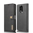 For OnePlus 8 Pro DG.MING Crazy Horse Texture Flip Detachable Magnetic Leather Case with Holder & Card Slots & Wallet(Black) - 1