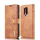 For OnePlus 8 Pro DG.MING Crazy Horse Texture Flip Detachable Magnetic Leather Case with Holder & Card Slots & Wallet(Brown) - 1