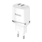 Yesido YC-26 USB Dual Ports Travel Charger(EU Plug) - 1