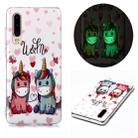 For Huawei P30 Luminous TPU Soft Protective Case(Couple Unicorn) - 1