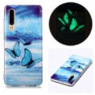 For Huawei P30 Luminous TPU Soft Protective Case(Butterflies) - 1