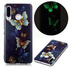 For Huawei P30 Lite Luminous TPU Soft Protective Case(Butterflies) - 1