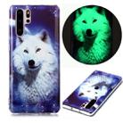 For Huawei P30 Pro Luminous TPU Soft Protective Case(Starry Sky Wolf) - 1