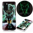 For Huawei P40 Luminous TPU Soft Protective Case(Ferocious Wolf) - 1