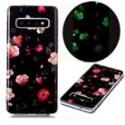 For Samsung Galaxy S10 Luminous TPU Soft Protective Case(Rose) - 1