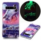 For Samsung Galaxy S10 Luminous TPU Soft Protective Case(Seven Wolves) - 1