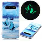 For Samsung Galaxy S10 Luminous TPU Soft Protective Case(Butterflies) - 1