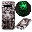For Samsung Galaxy S10 Luminous TPU Soft Protective Case(Leopard Tiger) - 1