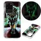 For Samsung Galaxy S20 Ultra Luminous TPU Soft Protective Case(Ferocious Wolf) - 1