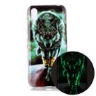 For Huawei Y5 (2019) Luminous TPU Soft Protective Case(Ferocious Wolf) - 1