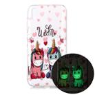 For Huawei Y5 (2019) Luminous TPU Soft Protective Case(Couple Unicorn) - 1