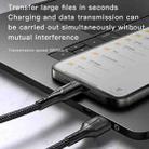 YESIDO CA98 2.4A USB to Type-C Braided Charging Data Cable with Indicator Light, Length:2m(Black) - 10