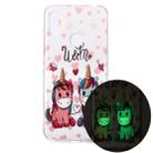 For Huawei Y6 (2019) Luminous TPU Soft Protective Case(Couple Unicorn) - 1