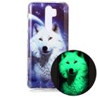 For Xiaomi Redmi Note 8 Pro Luminous TPU Soft Protective Case(Starry Sky Wolf) - 1