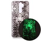 For Xiaomi Redmi Note 8 Pro Luminous TPU Soft Protective Case(Leopard Tiger) - 1