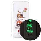 For Huawei Honor 10 Lite Luminous TPU Soft Protective Case(Cats) - 1